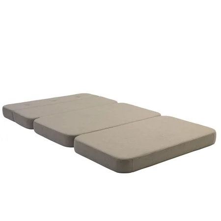 by KlipKlap 3-fold sofa, 120 cm sand med sand knapper