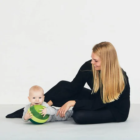 bObles trædesten, stor - marble grøn