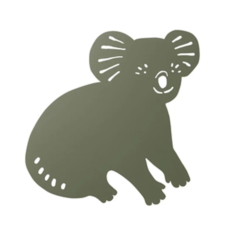 Ferm Living væglampe, koala - dark olive