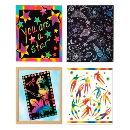 Melissa and Doug scratch art, mix