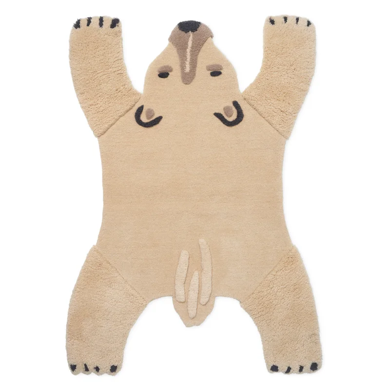 Ferm Living tufted tæppe, isbjørn