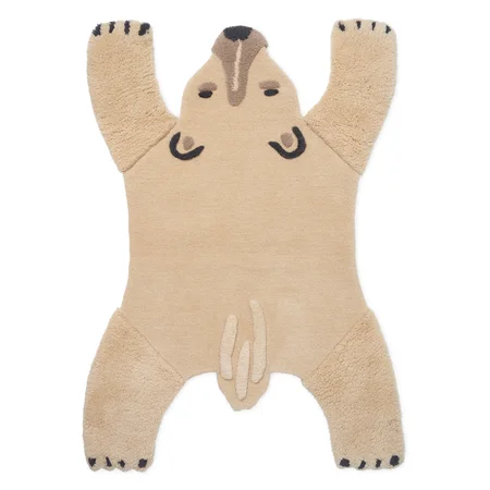 Ferm Living tufted tæppe, isbjørn