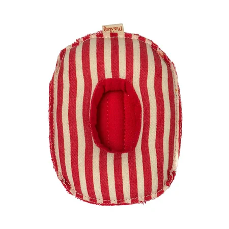 Maileg gummibåd til mus, rød strib