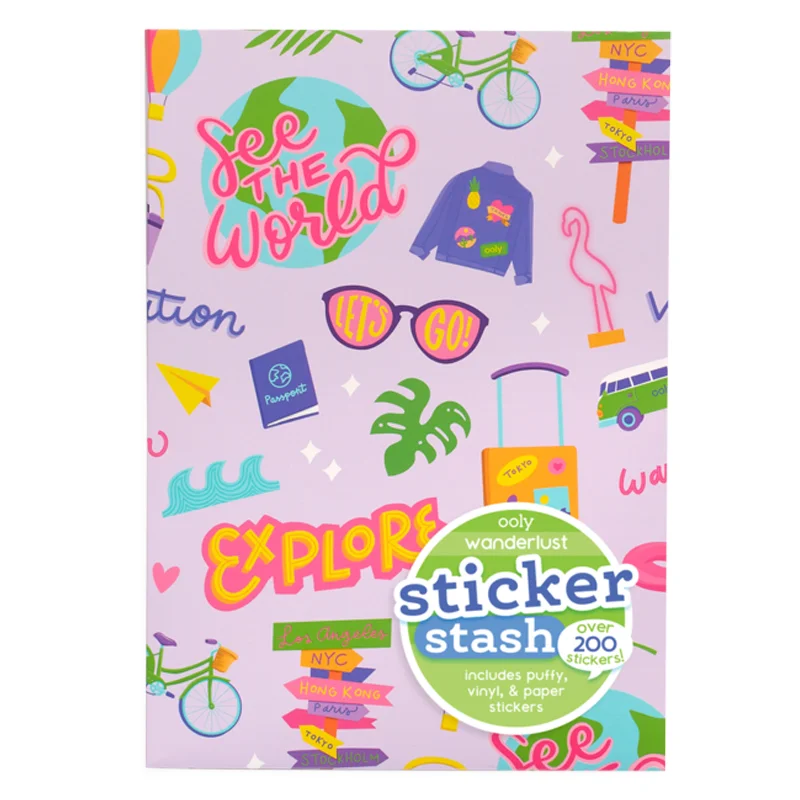 Ooly Sticker Stash, Wanderlust