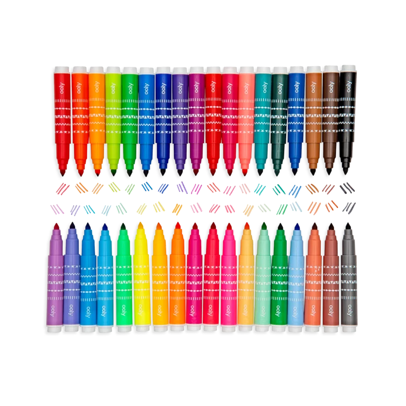 Ooly mini markers i kuffert