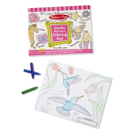 Melissa and Doug jumbo malebog, pink