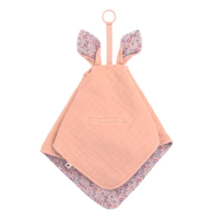 BIBS X Liberty sutteklud kænguru, Eloise blush