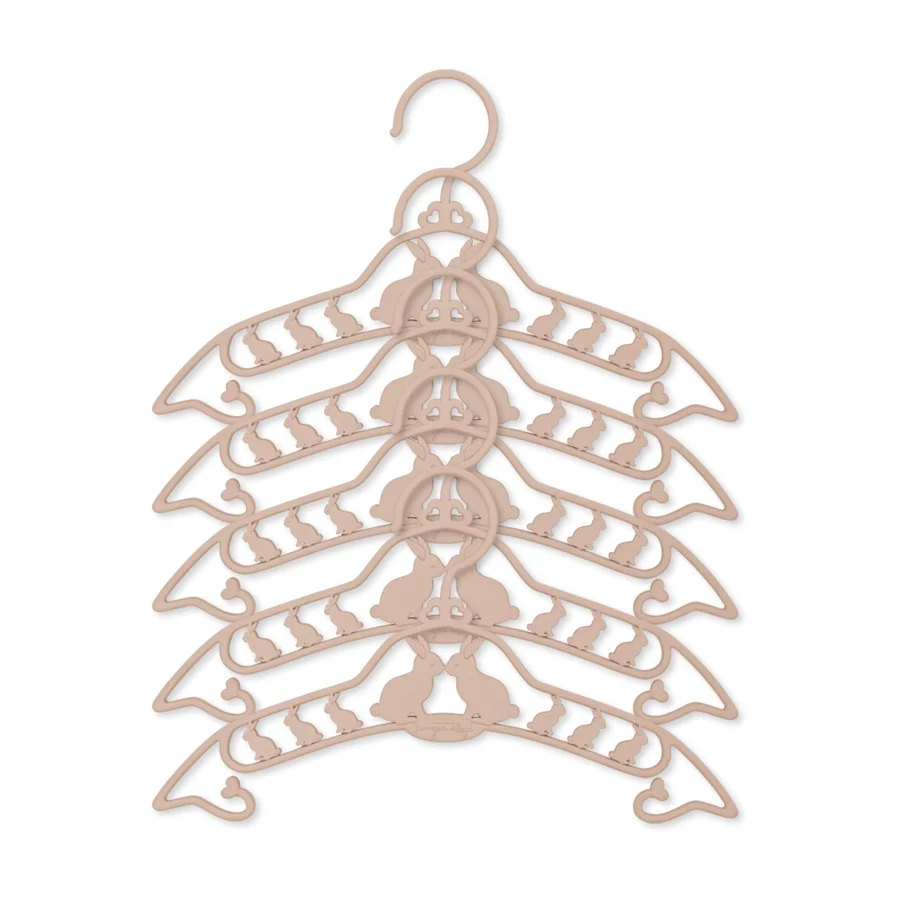 Konges Sløjd 5-pak børnebøjler, Blush