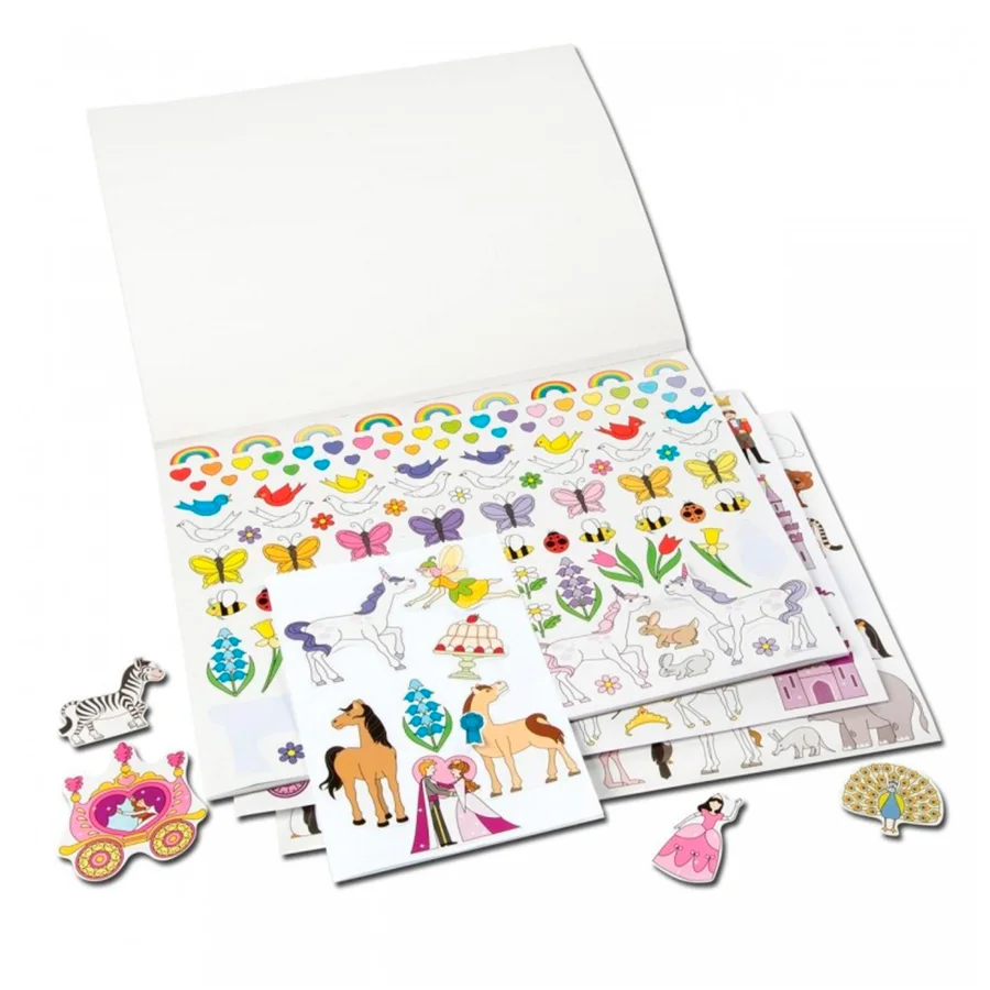 Melissa and Doug klistermærkebog, pink