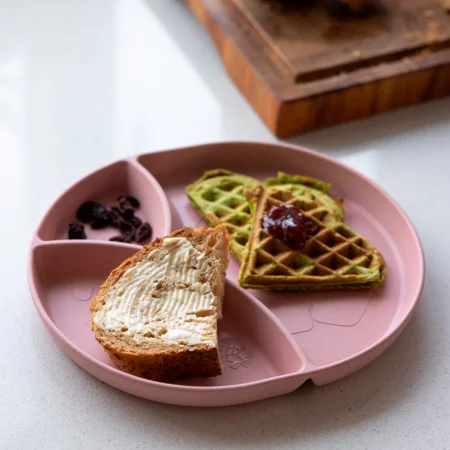 Sebra MUMS tallerken ruminddelt, blossom pink