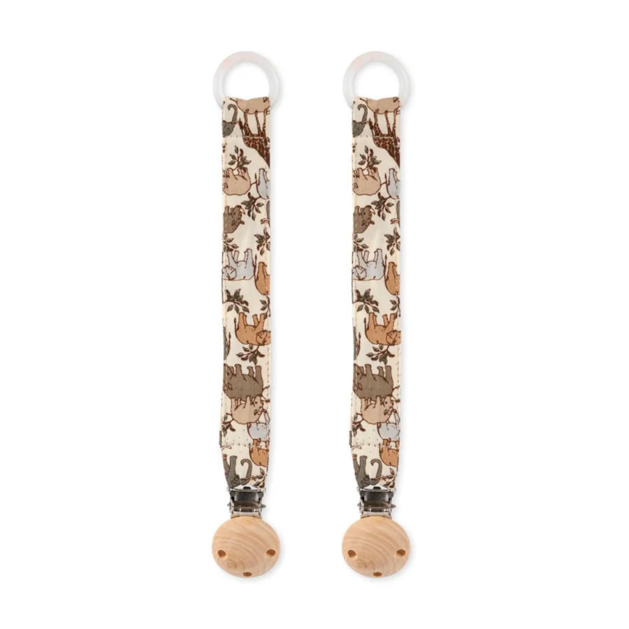 Konges Sløjd 2-pak suttesnor, Safari