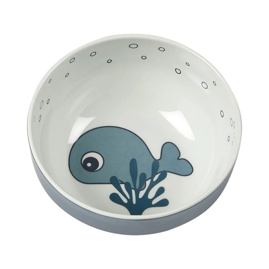Done by Deer Yummi skål, Sea friends Blue