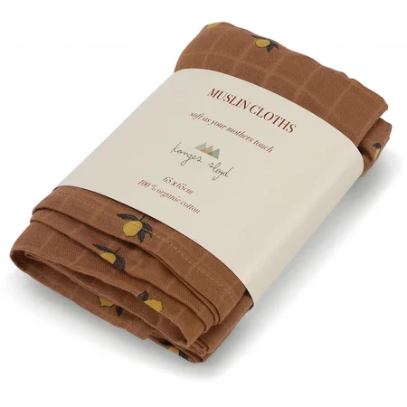 Konges Sløjd 3-pak stofbleer, Lemon Brown