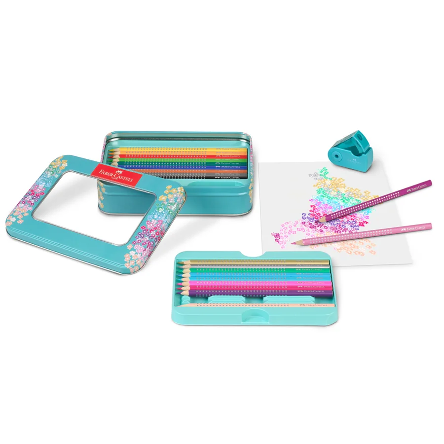 Faber-Castell sparkle grip farveblyanter i æske