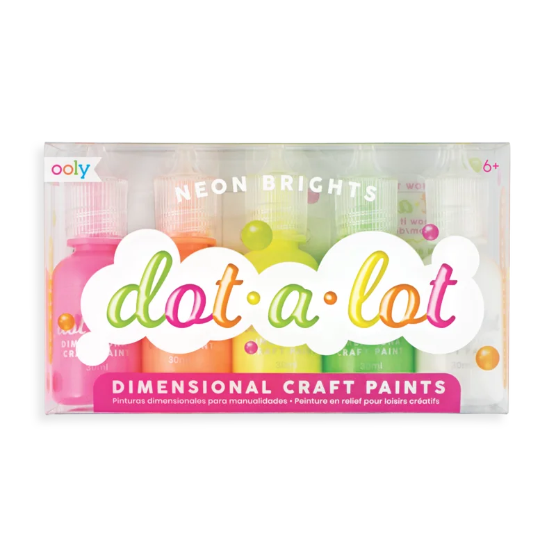 Ooly dot-a-lot til sten, neon brights