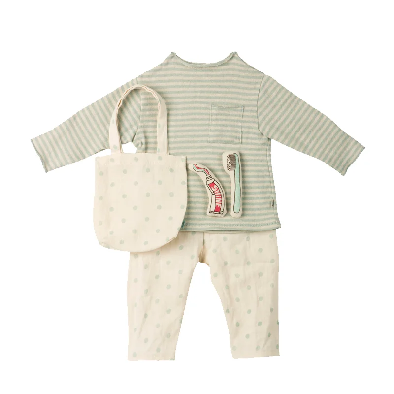 Maileg tøj til mega mus, nattøj dreng