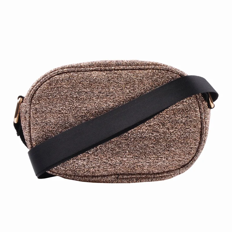 Sofie Schnoor cross bag, golden glitter