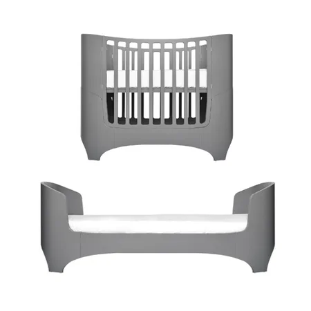 Leander Classic baby- og juniorseng, grå