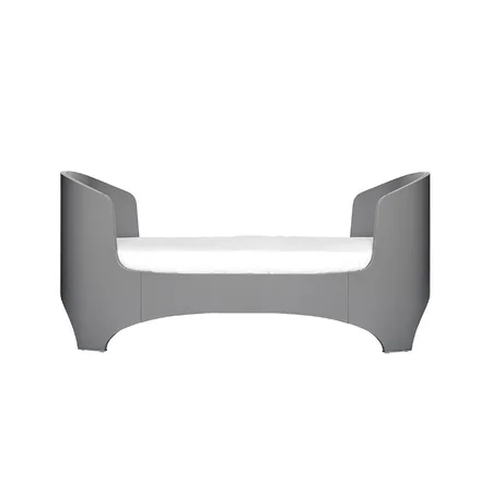 Leander Classic baby- og juniorseng, grå