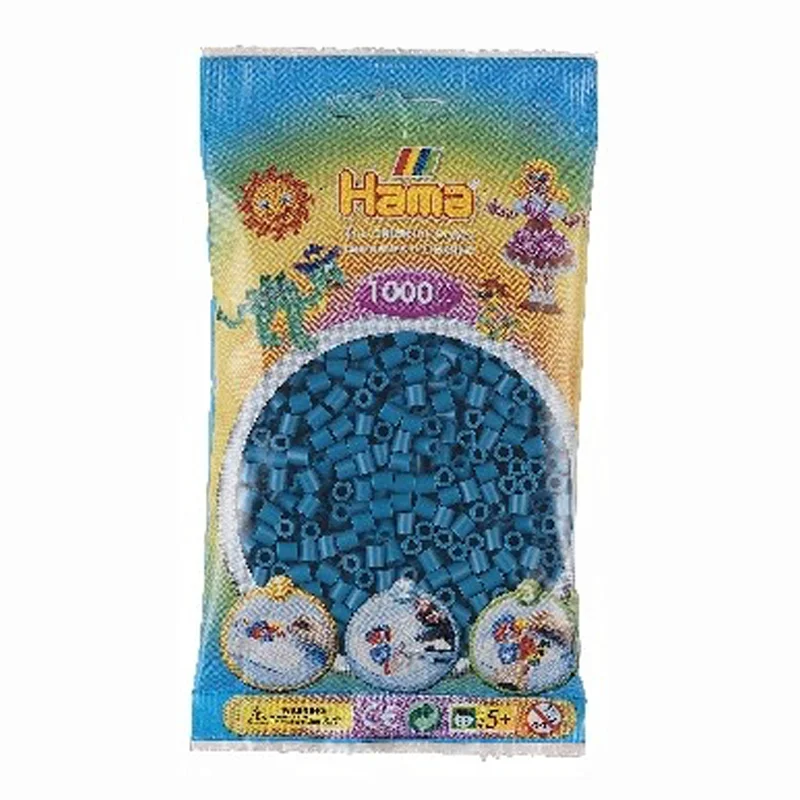 Hama perler 1000 stk petrol, frv 83