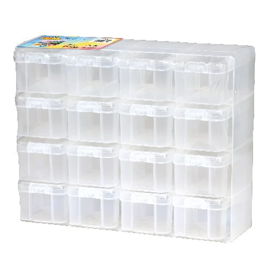 HAMA opbevaringsboks m.16 skuffer