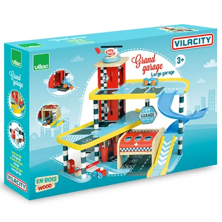 Vilac City, stor garage i træ