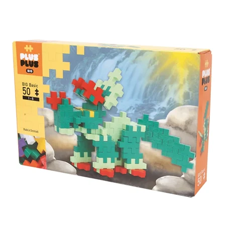 Plus Plus BIG basic, 50 stk - dinosaur