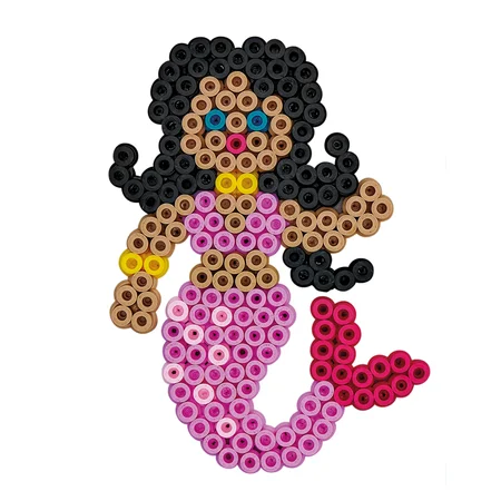 Hama midi perler i dåse inkl 3 plader, 15.000 - rød