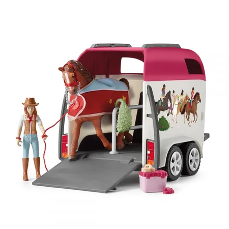 Schleich bil og hestetrailer