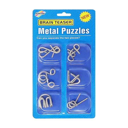 Robetoy brain teaser, metal puslespil