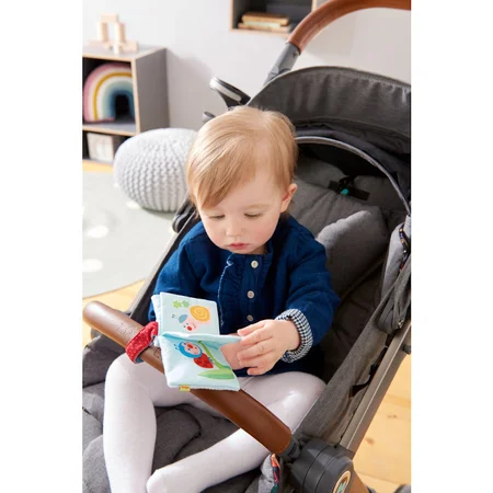 Haba lille stofbog med strop, lyseblå