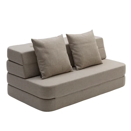 byKlipKlap 3-fold sofa, 140 cm beige