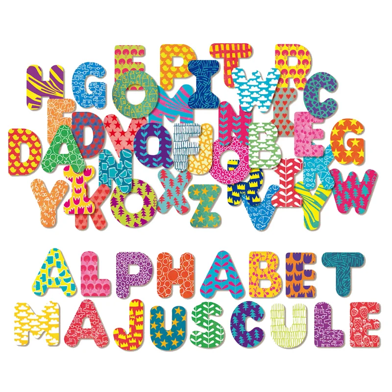 Vilac træmagneter i æske, store bogstaver