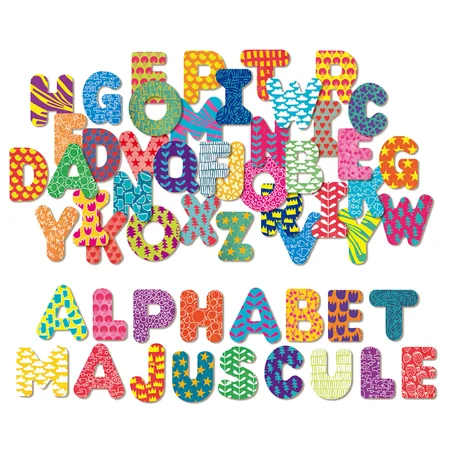 Vilac træmagneter i æske, store bogstaver