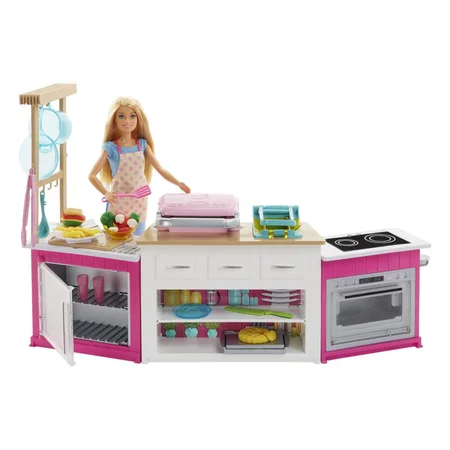Barbies ultimative køkken inkl dukke