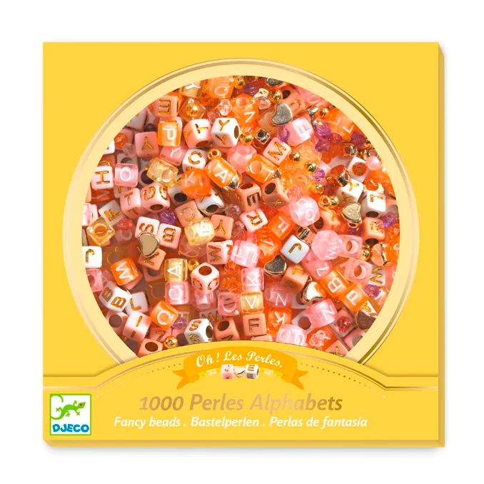 Djeco Alfabetperler, Guld
