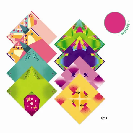 Djeco kreativ leg, origami - tropics