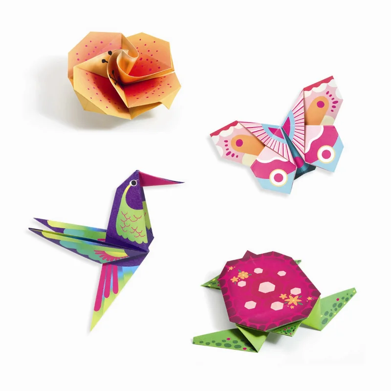 Djeco kreativ leg, origami - tropics