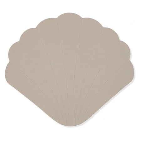 Konges Sløjd silikone bademåtte, musling - Warm Grey