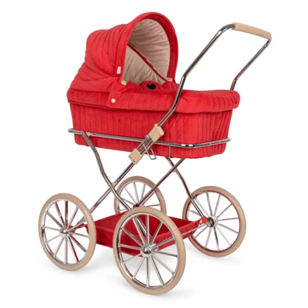 Konges Sløjd dukkevogn Corduroy, rød