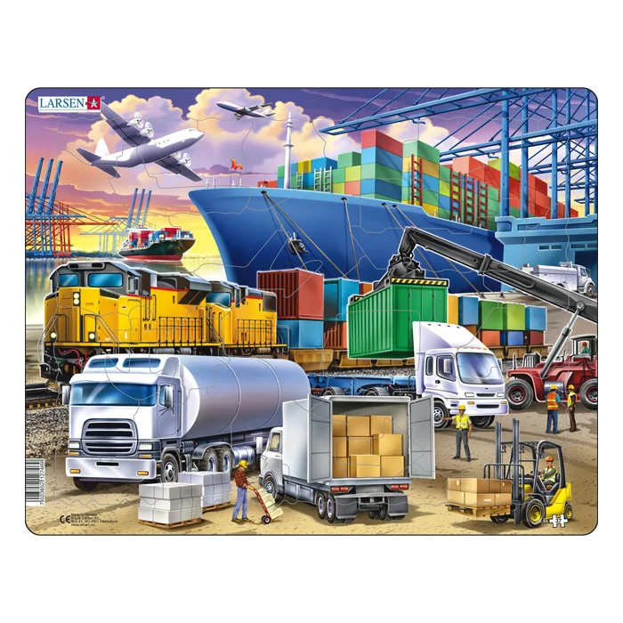 Larsen puslespil, Containertransport - 37 brikker