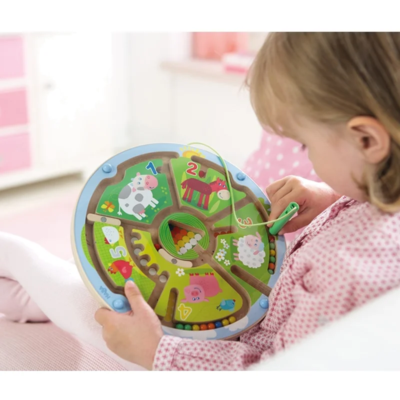 HABA magnetisk labyrint, dyr og tal