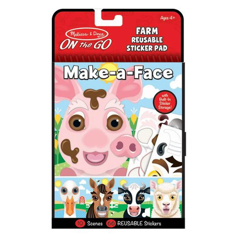 Melissa and Doug reusable sticker, Bondegård