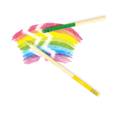 Ooly farveblyanter med viskelæder, 12 stk