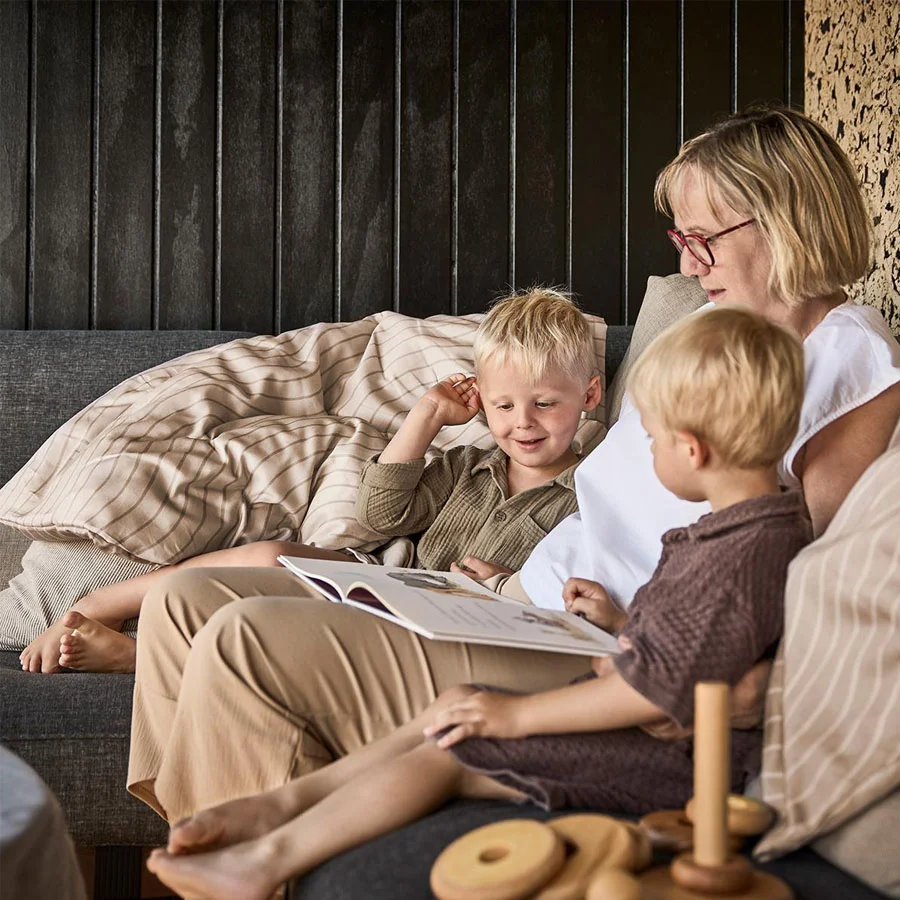 Leander babysengetøj, organic, Woodland cappuccino