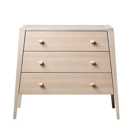 Leander lædergreb til kommode 6 stk, natur