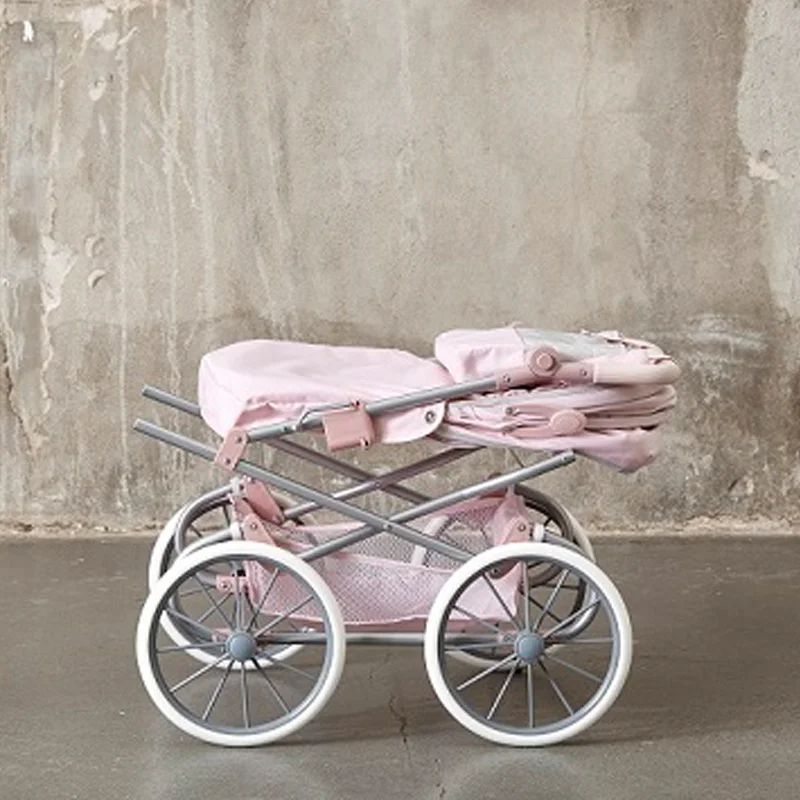 by Astrup deluxe dukkevogn, rosa