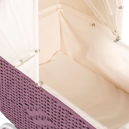 by Astrup retro flet dukkevogn, lilla