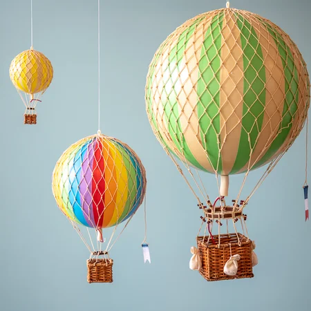 Authentic Models luftballon 32 cm - grøn