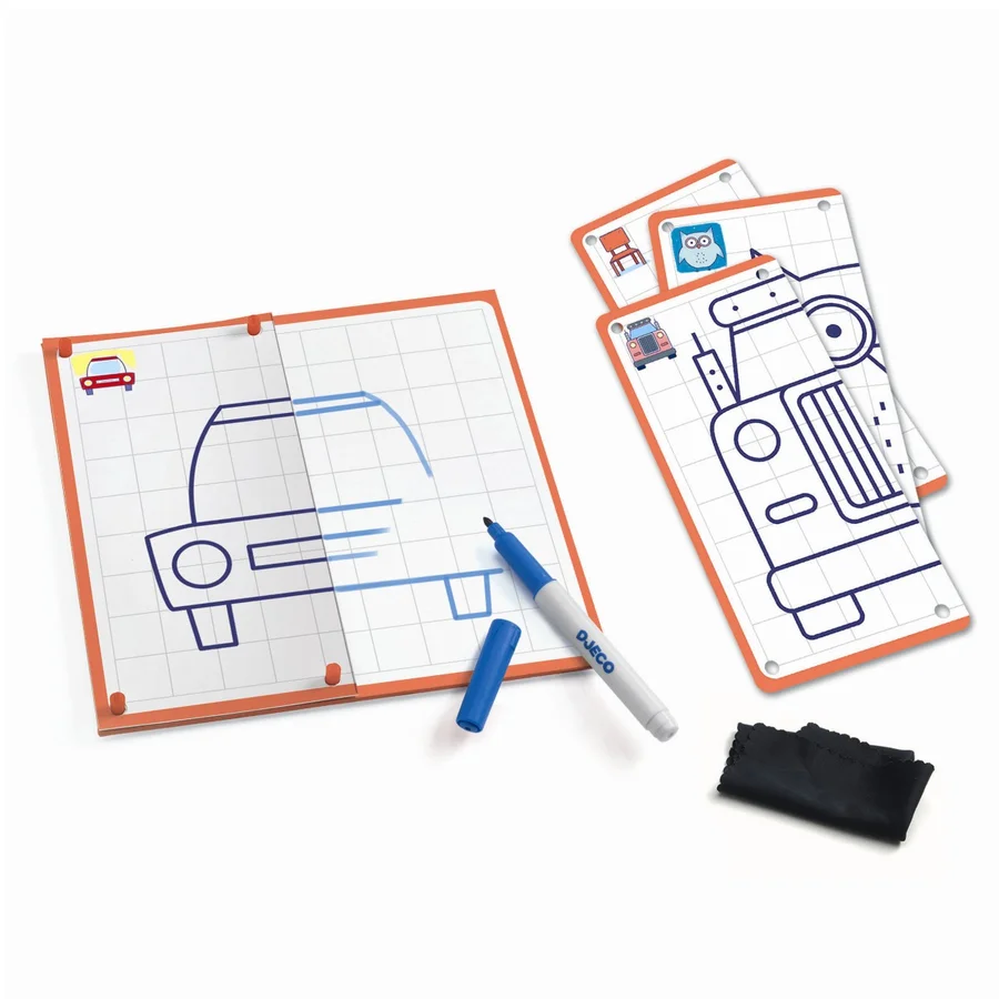 Djeco tegn trin-for-trin, Symetrie & Co